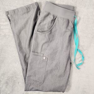 FIGS Kade Women's Small Gray Technical Collection Cargo Scrub Pants Nurse Vets